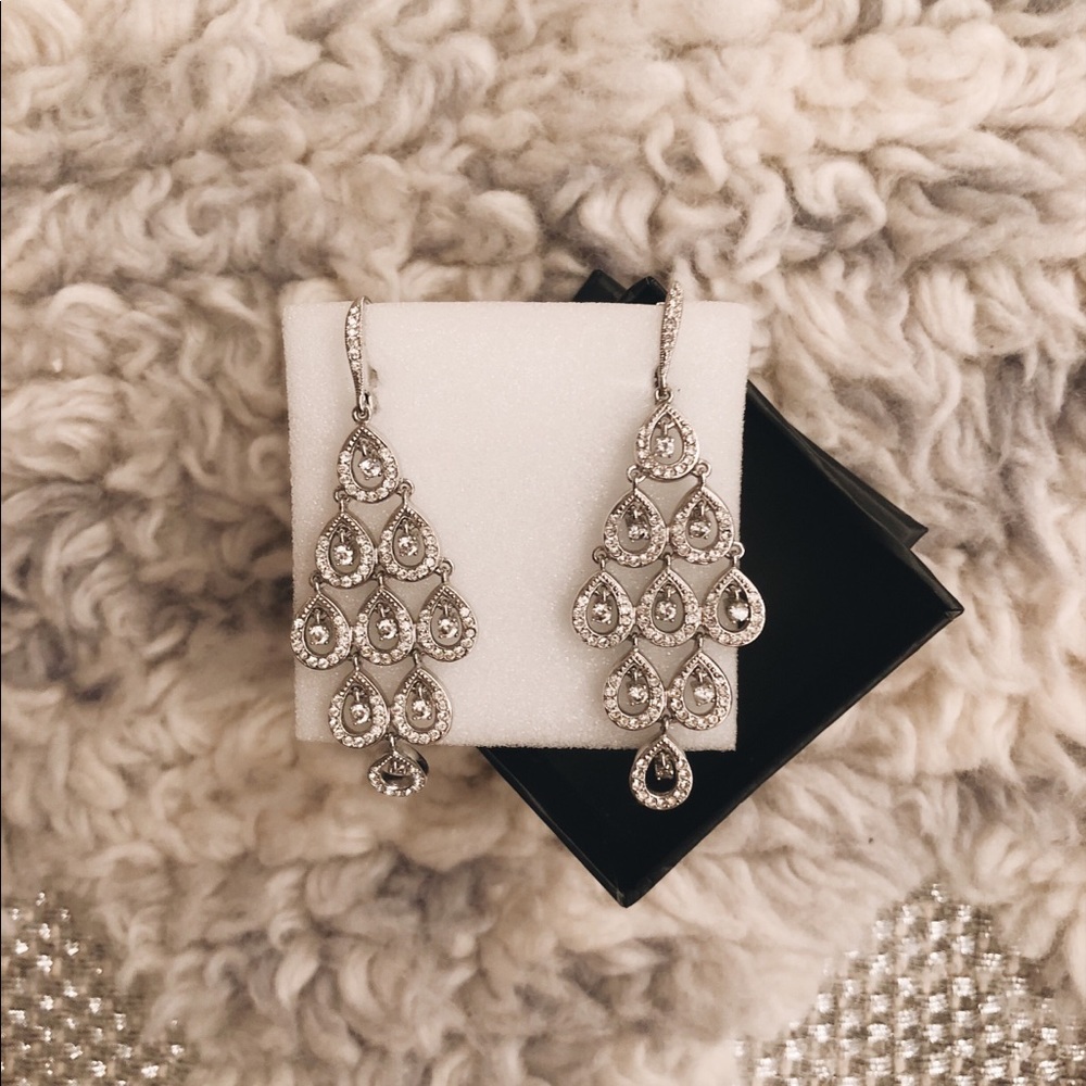 Nadri crystal drop earrings